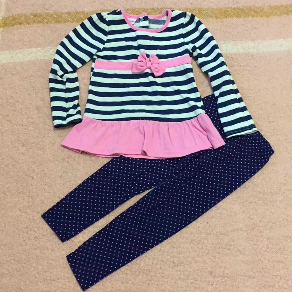 Girls legging matching set